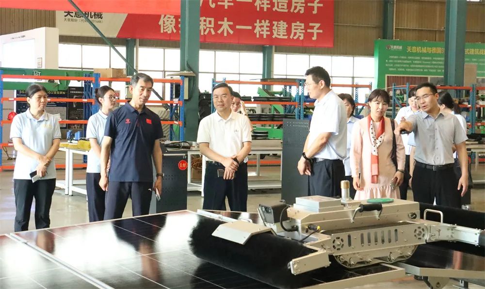 泰維能源集團于希明董事長一行蒞臨天意集團參觀指導：共話創新發展 共謀合